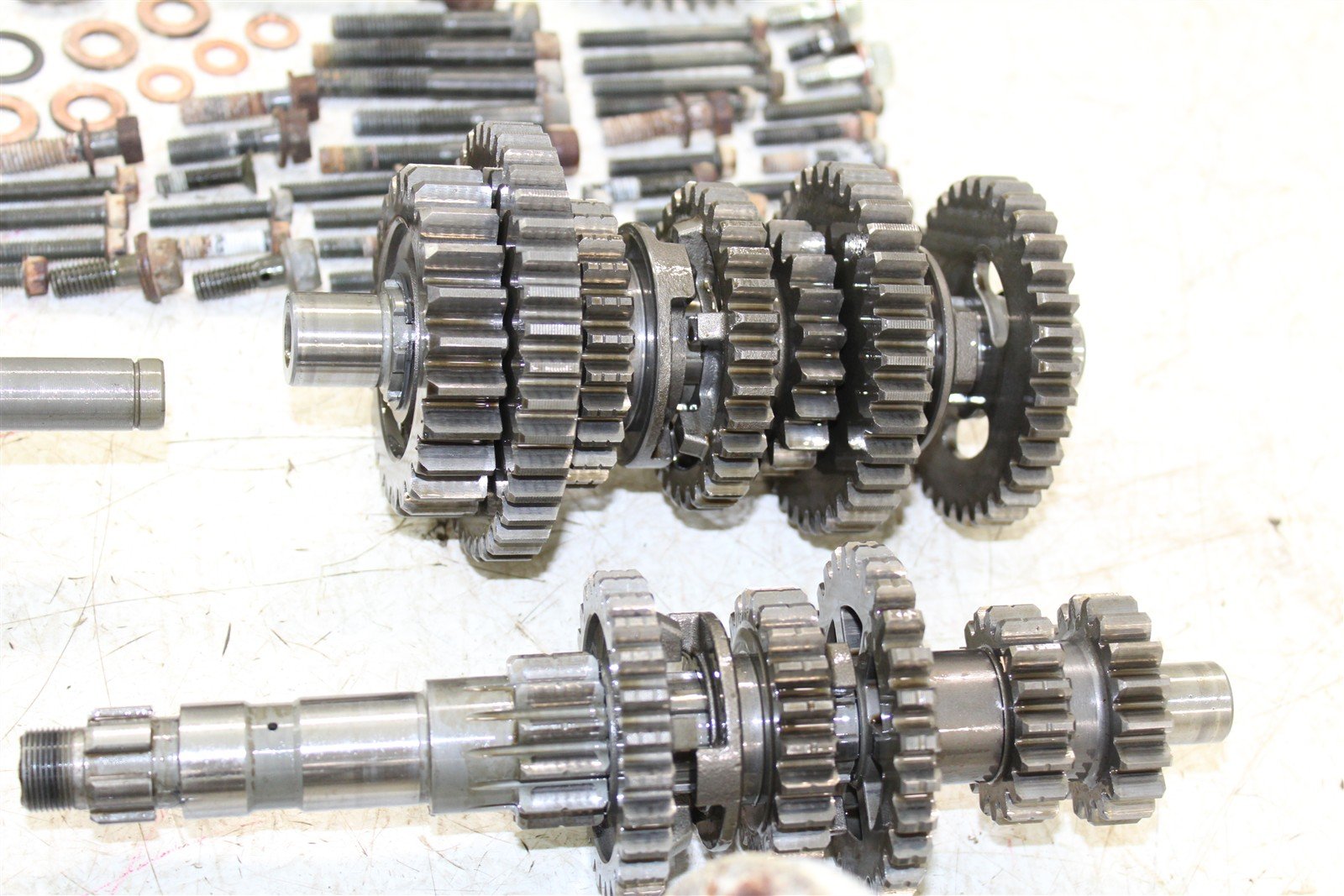 2001 Yamaha Big Bear 400 4x4 Transmission Gears Shift Shaft Forks Drum 50125