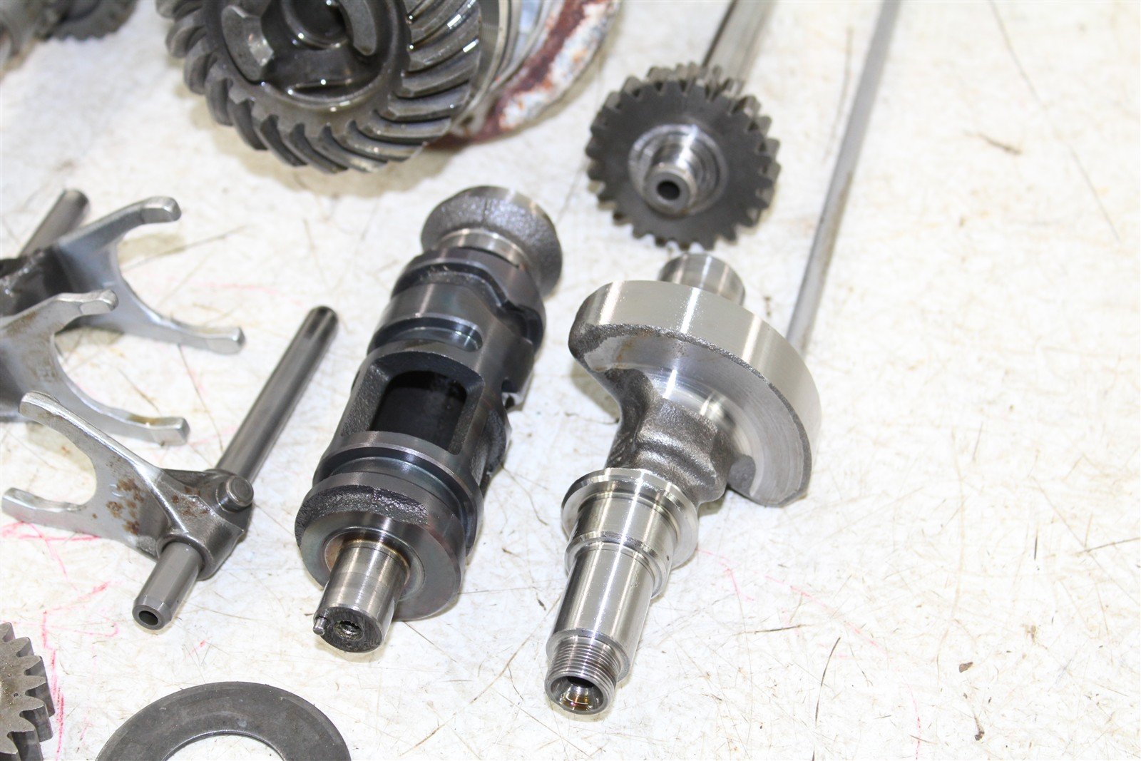 2001 Yamaha Big Bear 400 4x4 Transmission Gears Shift Shaft Forks Drum 50125