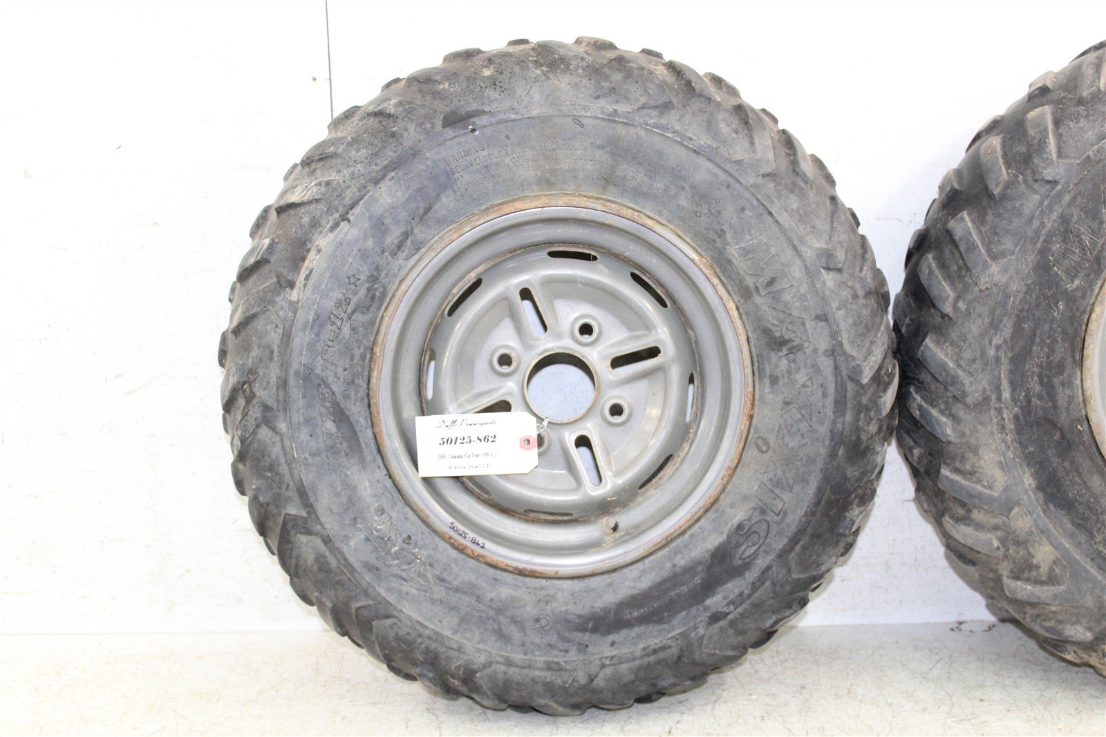 2001 Yamaha Big Bear 400 4x4 Front Wheel Set Rims 50125