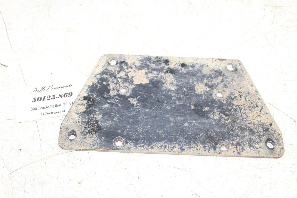 2001 Yamaha Big Bear 400 4x4 Winch Mount Plate 50125