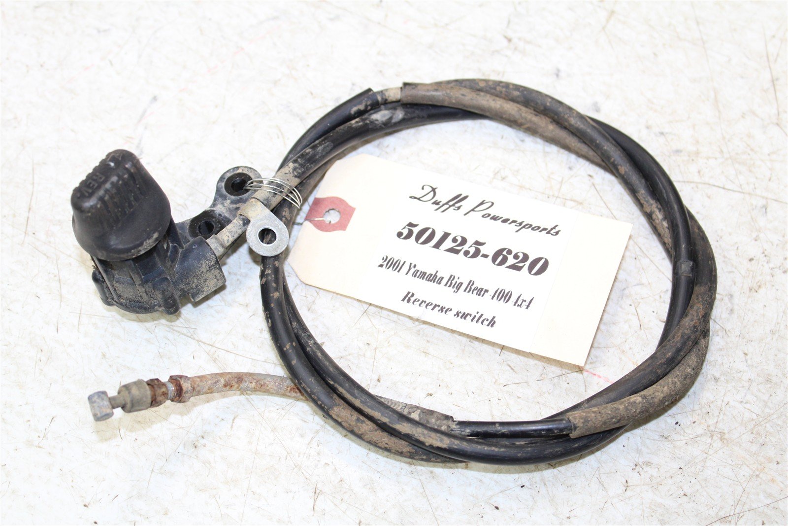 2001 Yamaha Big Bear 400 4x4 Reverse Lock Switch w/ Cable 50125