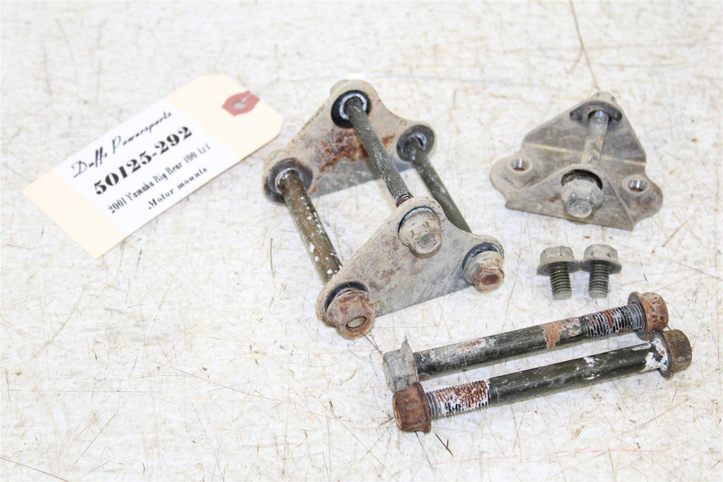 2001 Yamaha Big Bear 400 4x4 Engine Mounts Motor Brackets 50125