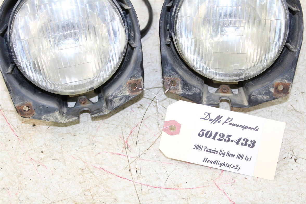 2001 Yamaha Big Bear 400 4x4 Headlights Head Lights 50125