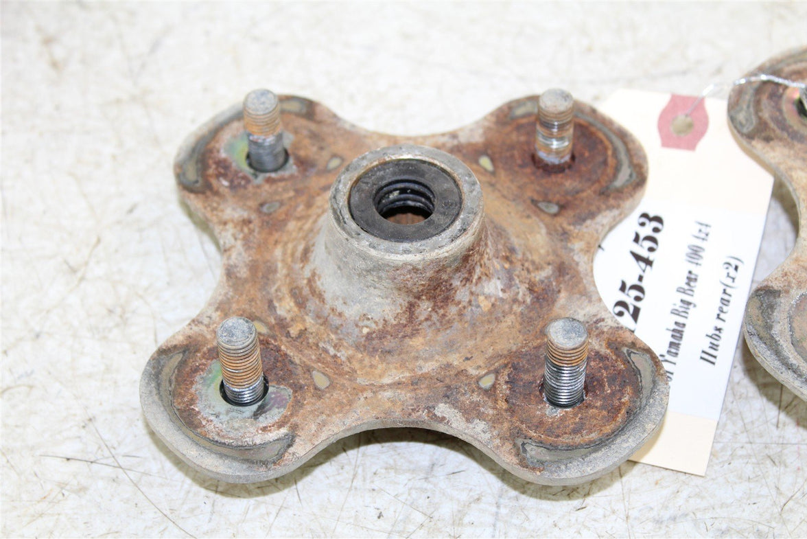 2001 Yamaha Big Bear 400 4x4 Rear Hubs Wheel Mounts 50125