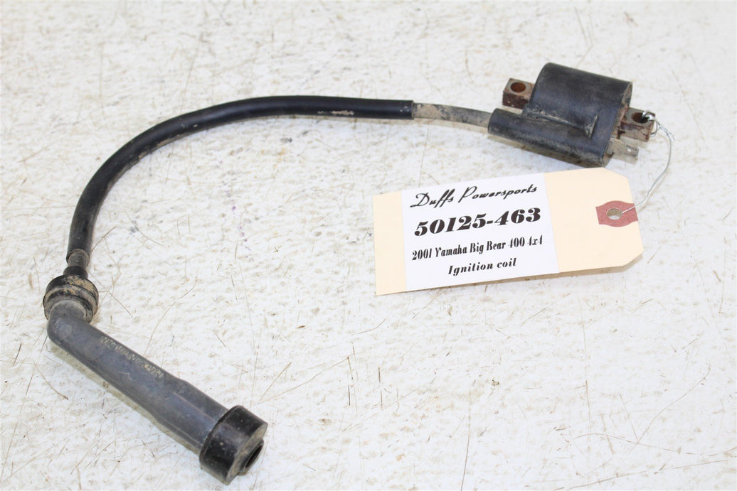 2001 Yamaha Big Bear 400 4x4 Ignition Coil Wire Spark Plug Boot 50125