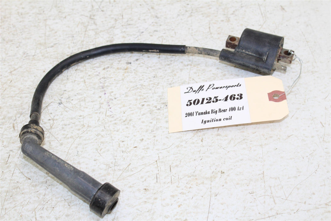 2001 Yamaha Big Bear 400 4x4 Ignition Coil Wire Spark Plug Boot 50125