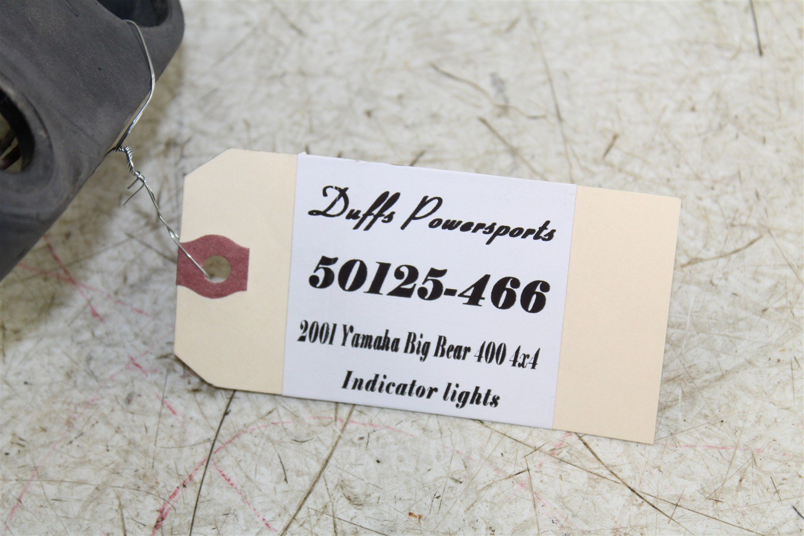 2001 Yamaha Big Bear 400 4x4 Indicator Lights Neutral Reverse Light 50125