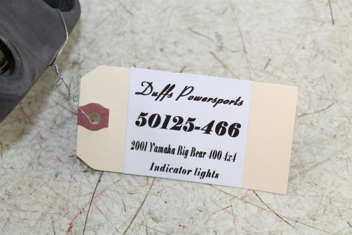 2001 Yamaha Big Bear 400 4x4 Indicator Lights Neutral Reverse Light 50125