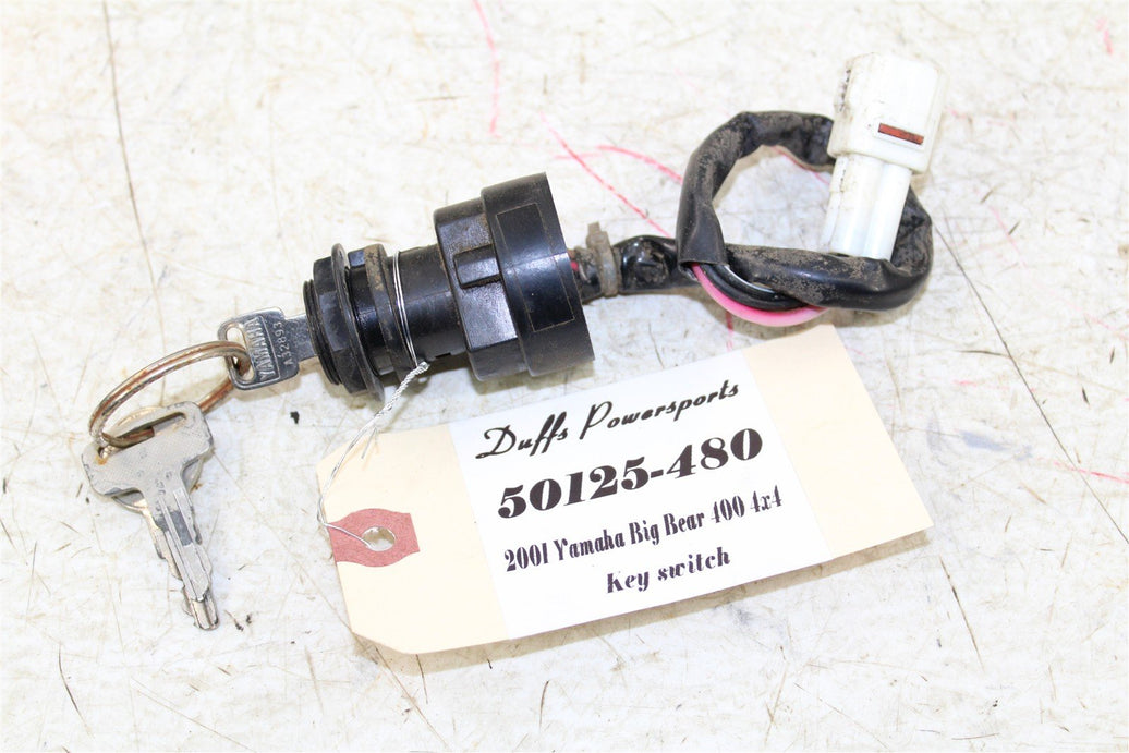 2001 Yamaha Big Bear 400 4x4 Key Ignition Switch 50125