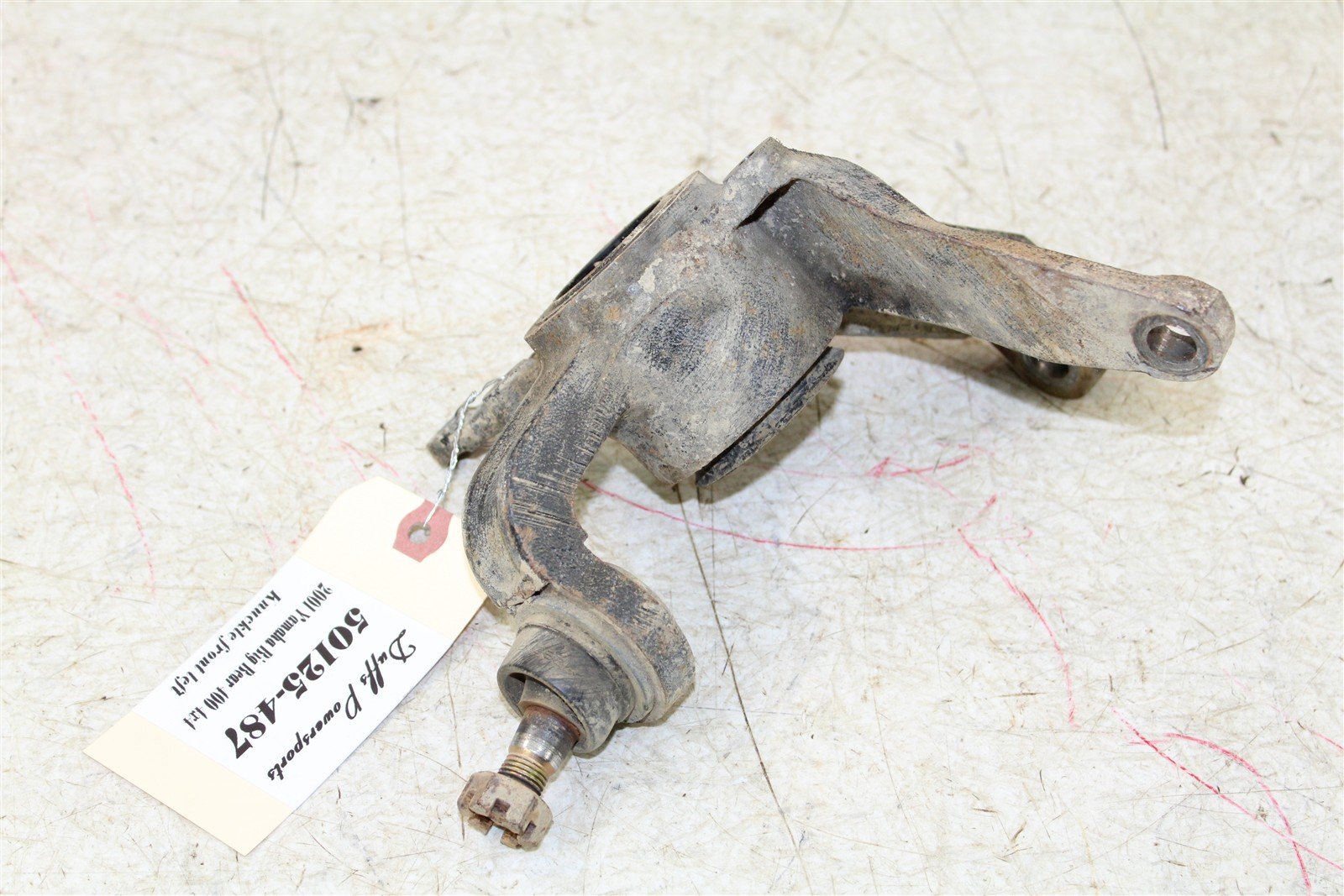 2001 Yamaha Big Bear 400 4x4 Front Left Knuckle Control Arm Mount 50125