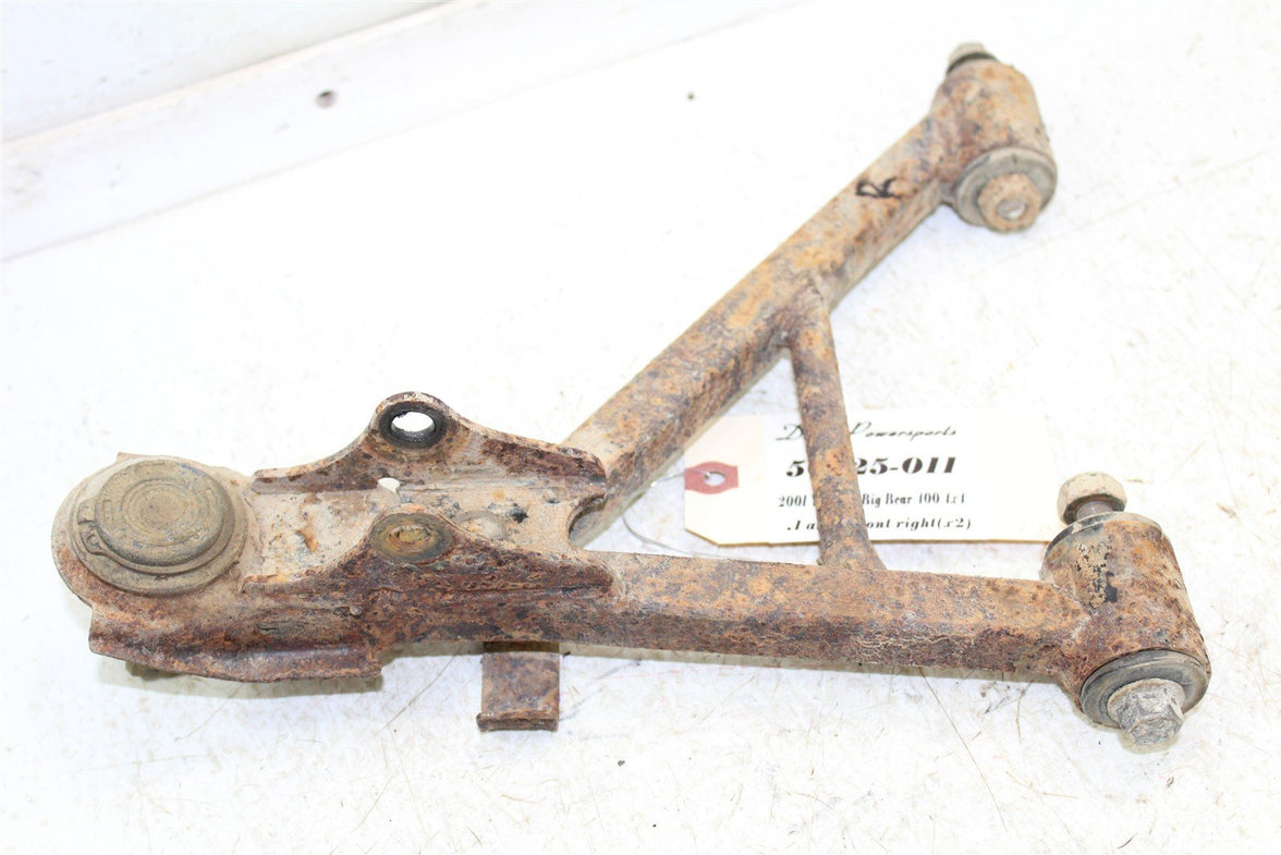 2001 Yamaha Big Bear 400 4x4 Front Right Control A Arms Upper Lower 50125
