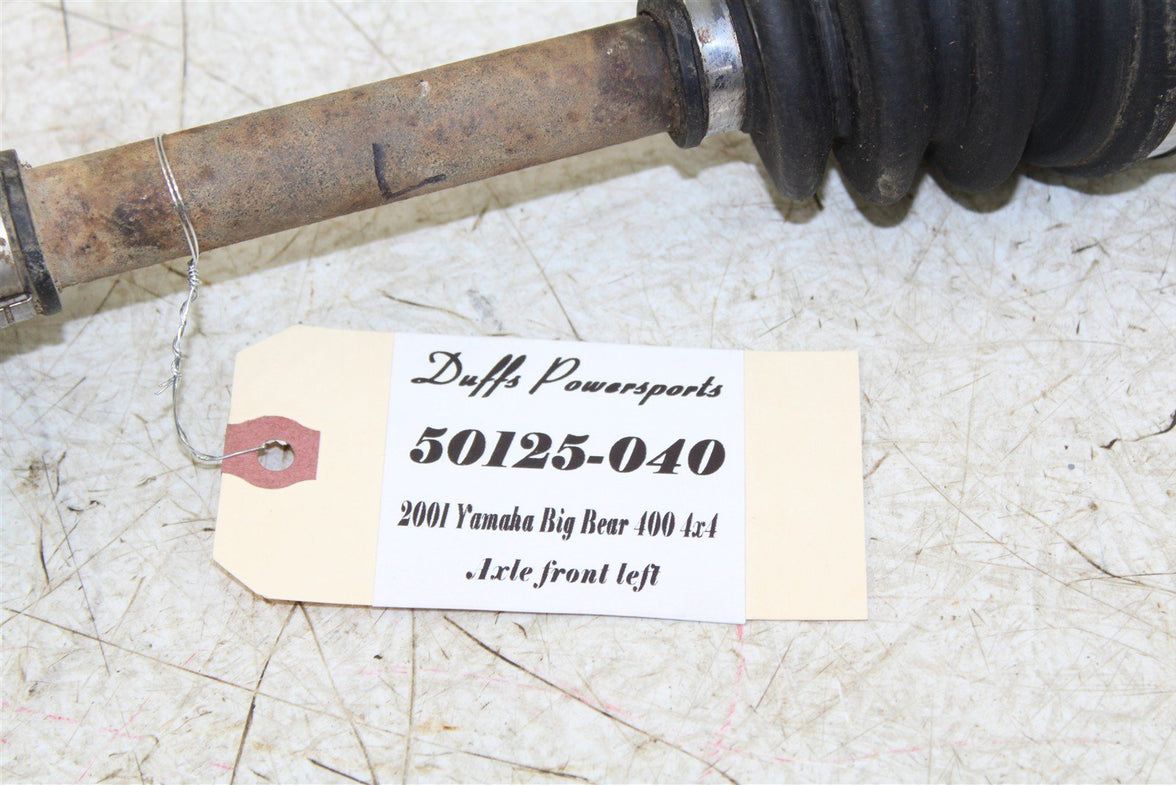 2001 Yamaha Big Bear 400 4x4 Left Front CV Axle Boot Straight 50125