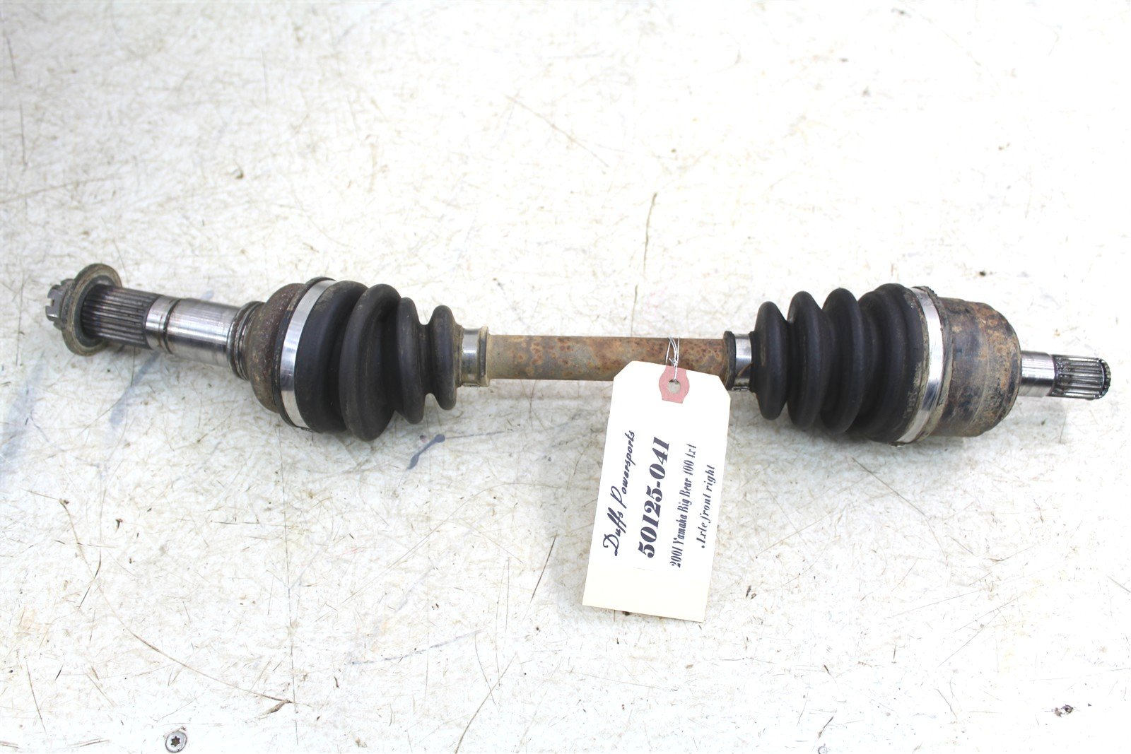 2001 Yamaha Big Bear 400 4x4 Right Front CV Axle Boot Straight 50125