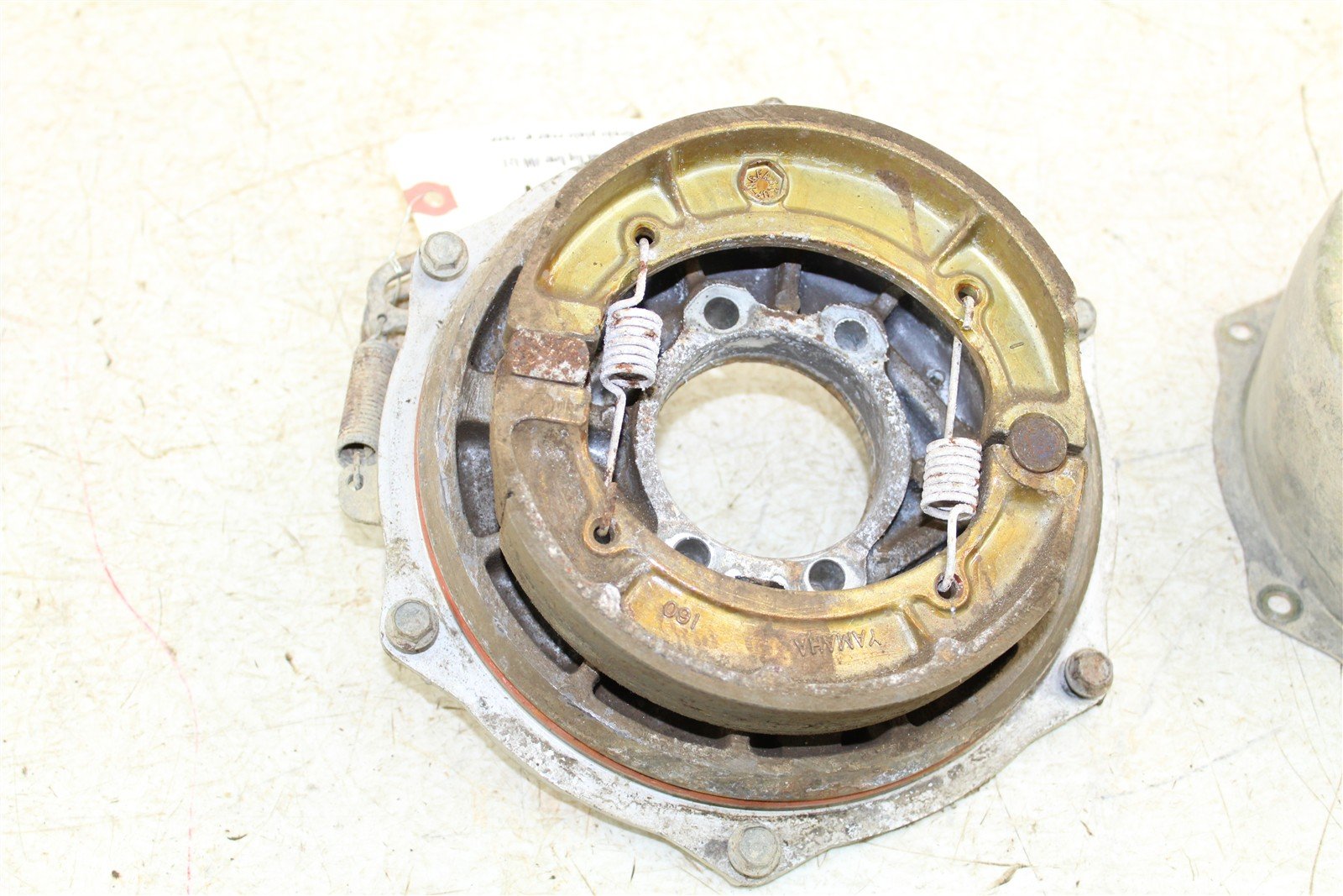 2001 Yamaha Big Bear 400 4x4 Rear Brake Drum Backing Plate Panel w/ Cover 50125