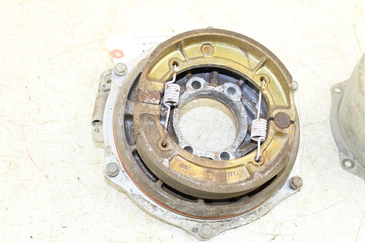 2001 Yamaha Big Bear 400 4x4 Rear Brake Drum Backing Plate Panel w/ Cover 50125