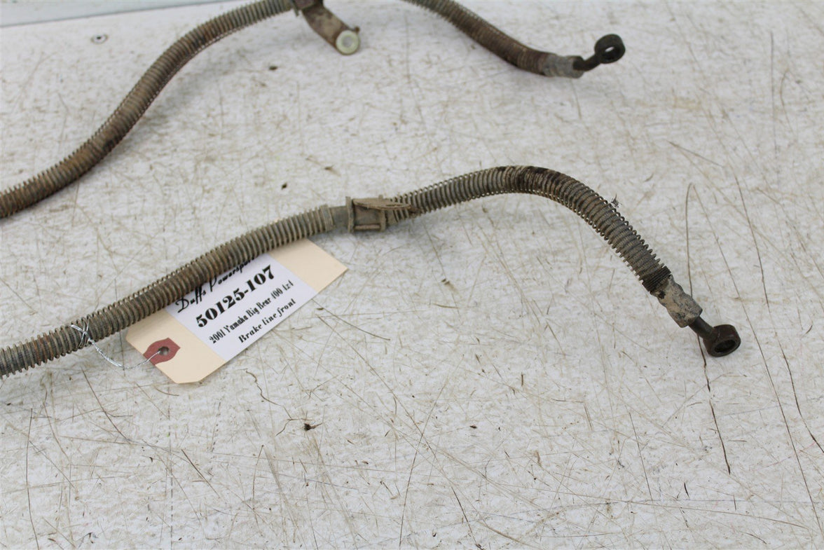 2001 Yamaha Big Bear 400 4x4 Front Brake Hose Line 50125