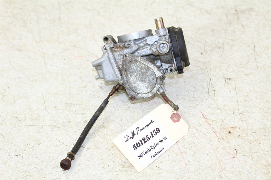 2001 Yamaha Big Bear 400 4x4 Mikuni Carburetor Carb Fuel Intake 50125