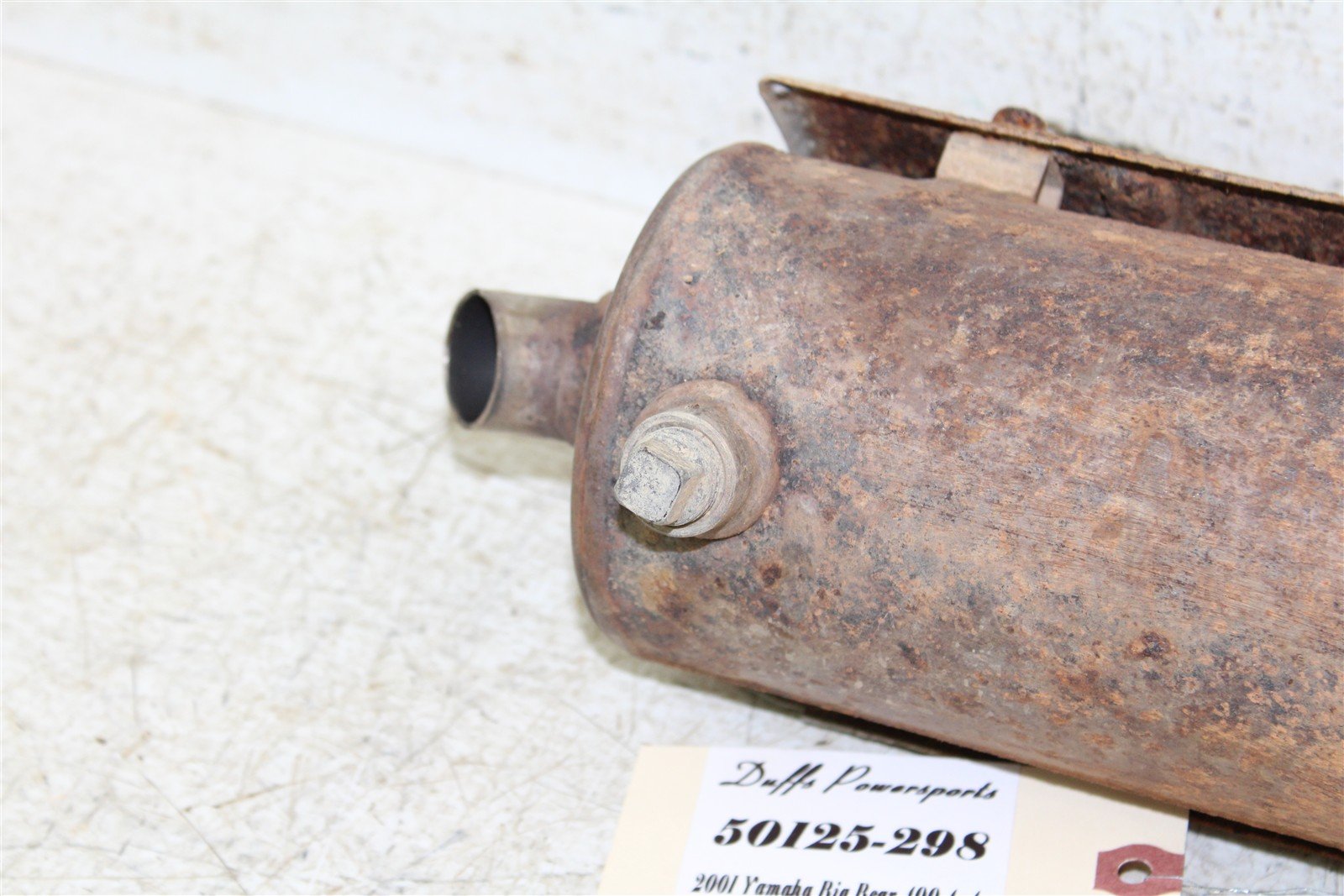 2001 Yamaha Big Bear 400 4x4 Exhaust Head Pipe Silencer Muffler 50125
