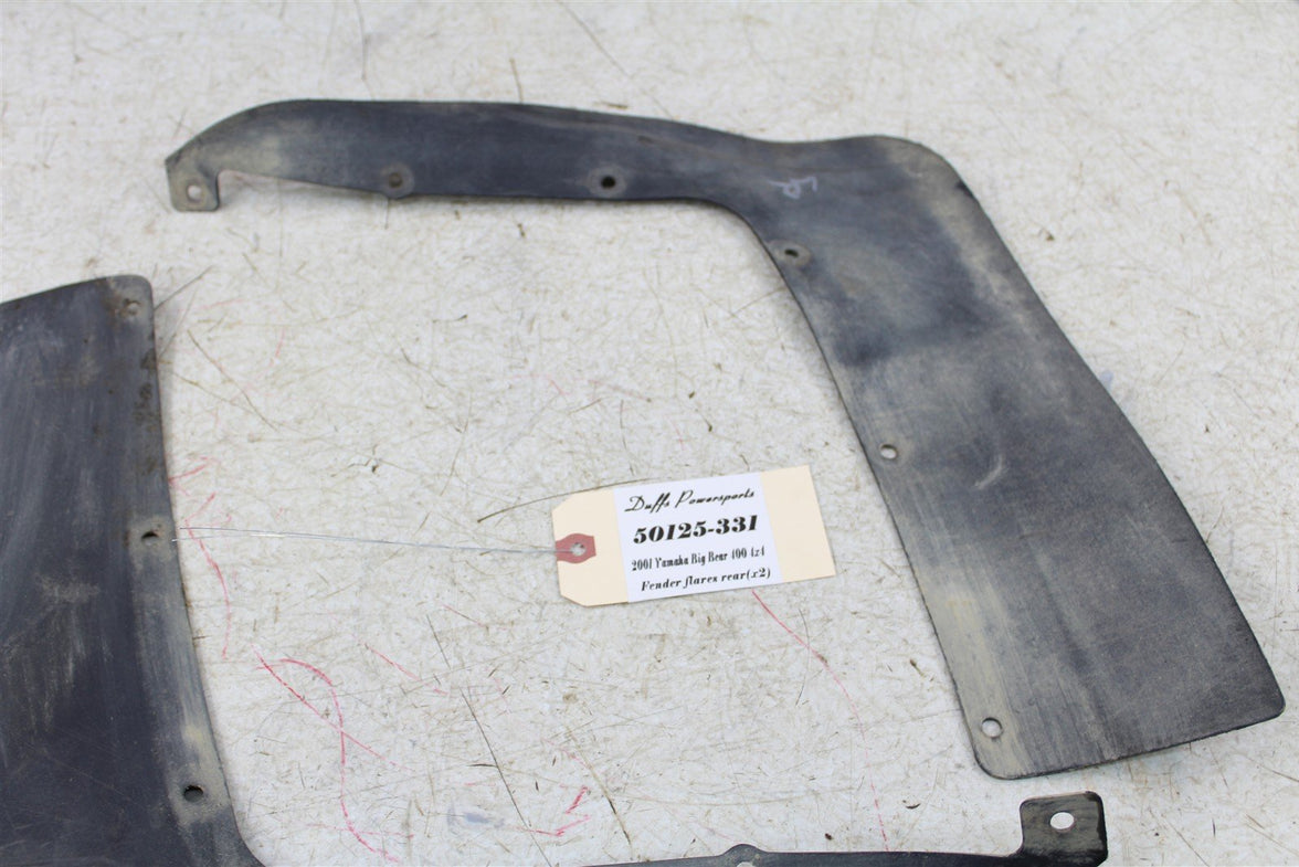 2001 Yamaha Big Bear 400 4x4 Rear Fender Flares Flaps 50125