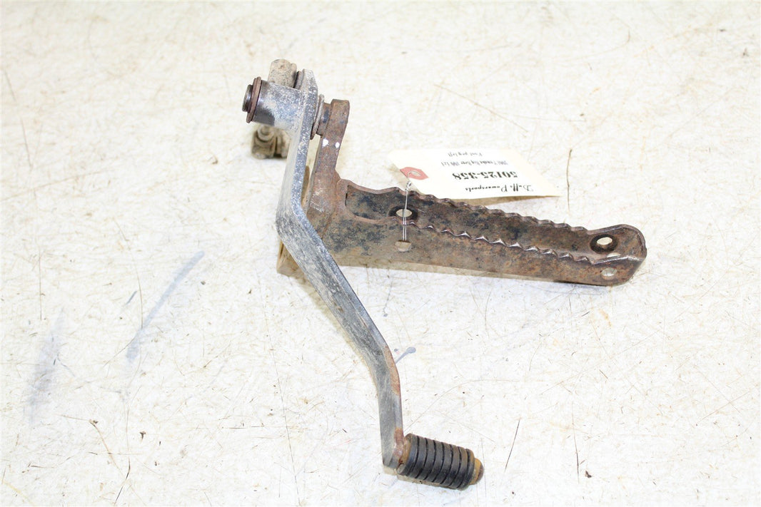 2001 Yamaha Big Bear 400 4x4 Left Foot Peg Rest w/ Shifter 50125
