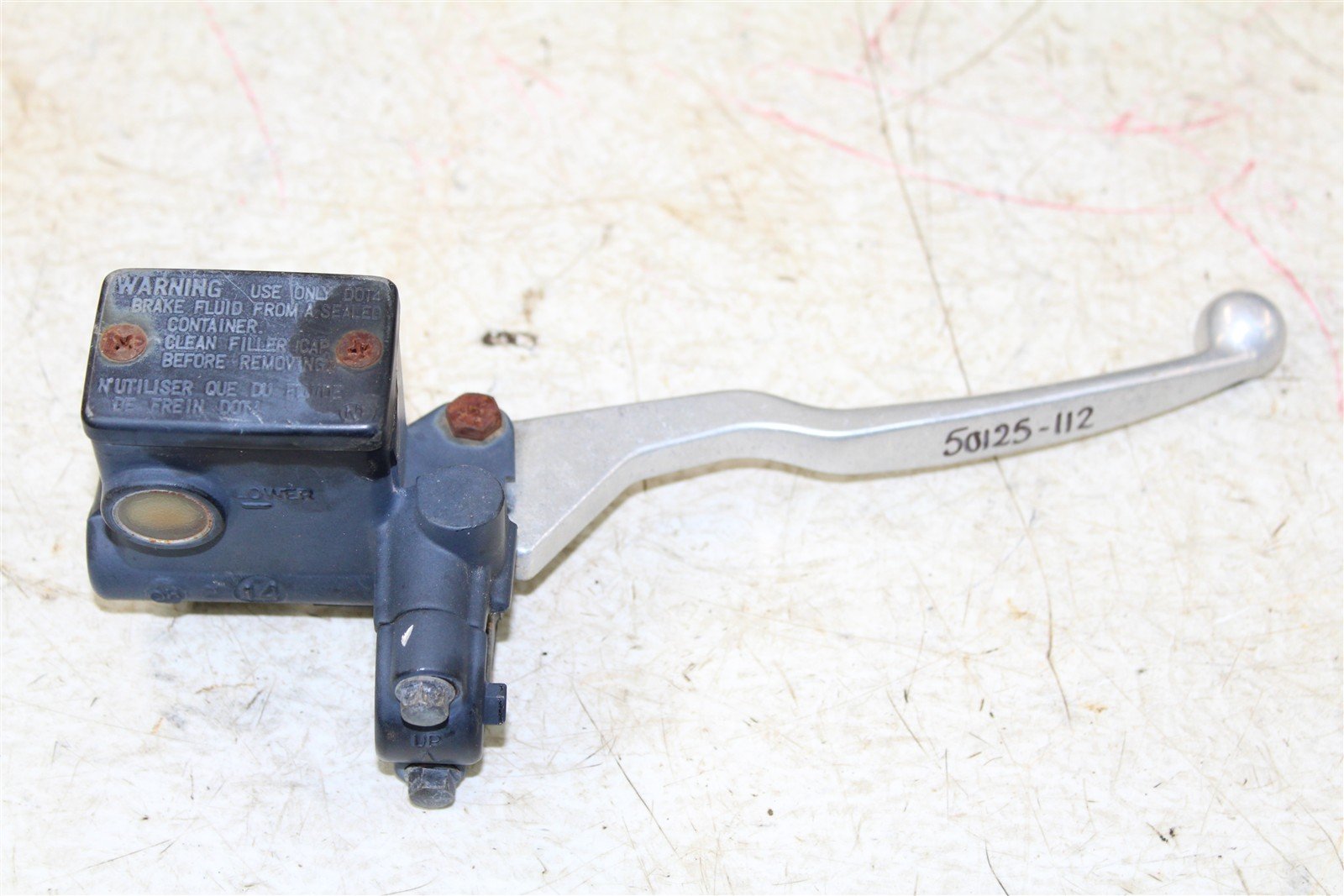 2001 Yamaha Big Bear 400 4x4 Front Brake Master Cylinder Lever 50125