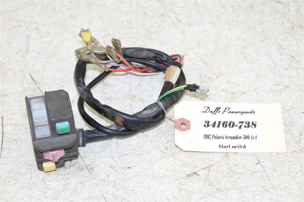 1997 Polaris Scrambler 500 4x4 Start Button Kill Switch On Off 34160