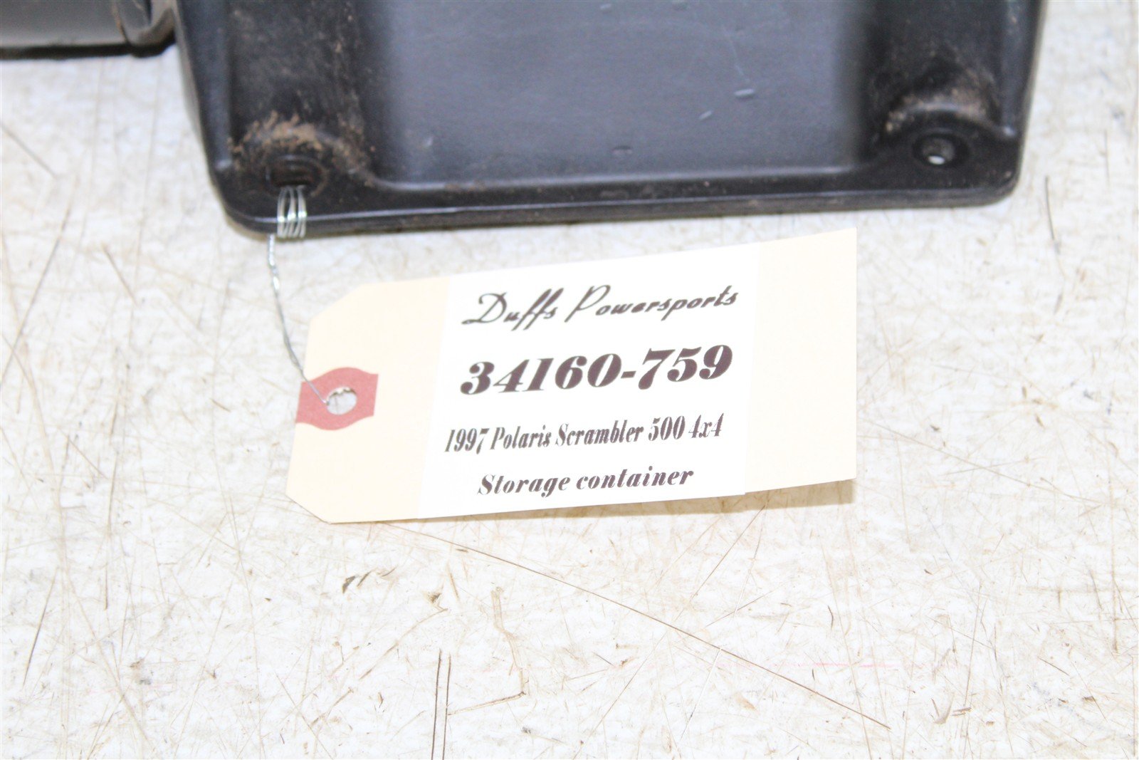 1997 Polaris Scrambler 500 4x4 Storage Tool Box Container 34160