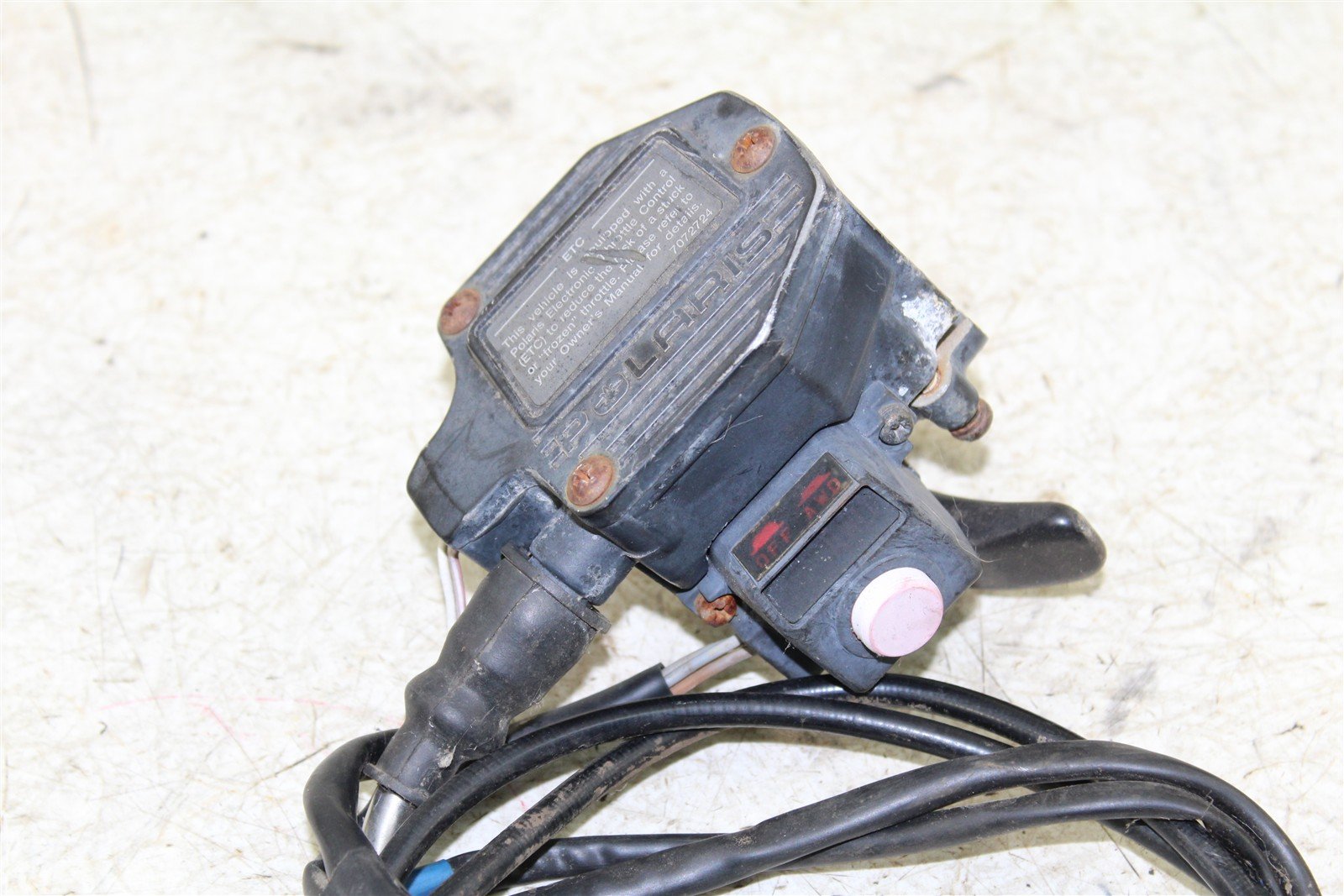 1997 Polaris Scrambler 500 4x4 Throttle Lever Housing w/ Cable 34160