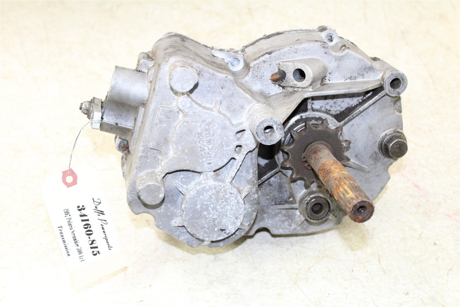 1997 Polaris Scrambler 500 4x4 Transmission Gear Box Case 34160