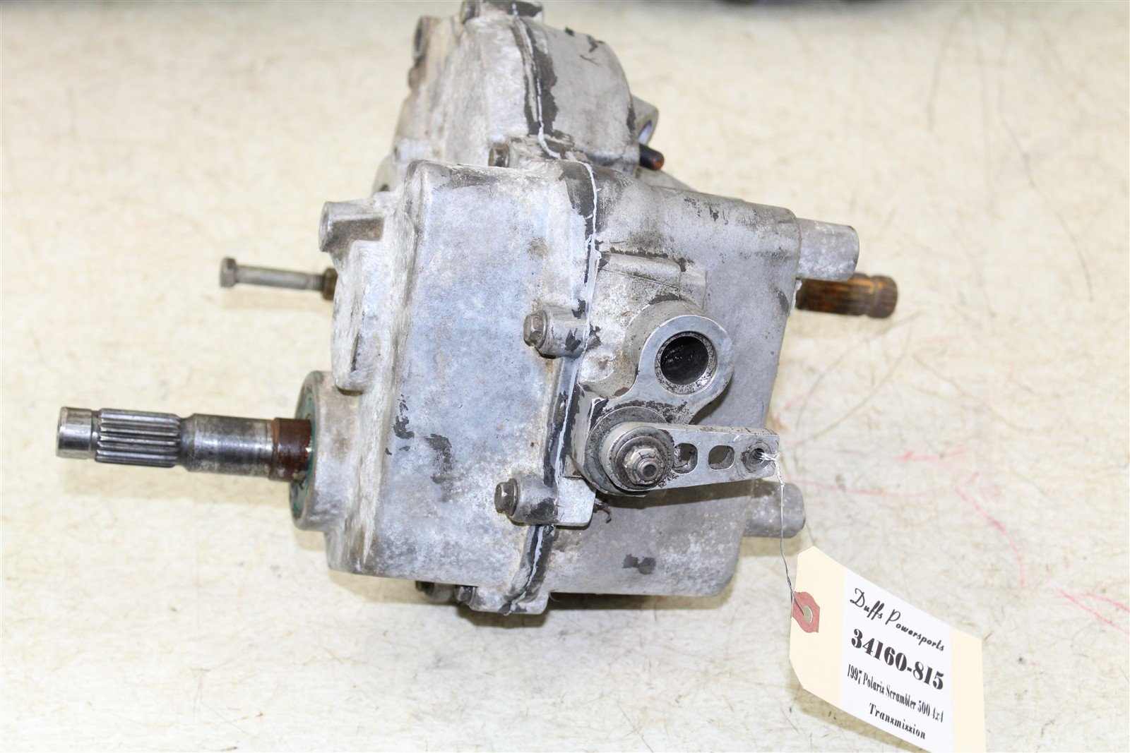 1997 Polaris Scrambler 500 4x4 Transmission Gear Box Case 34160