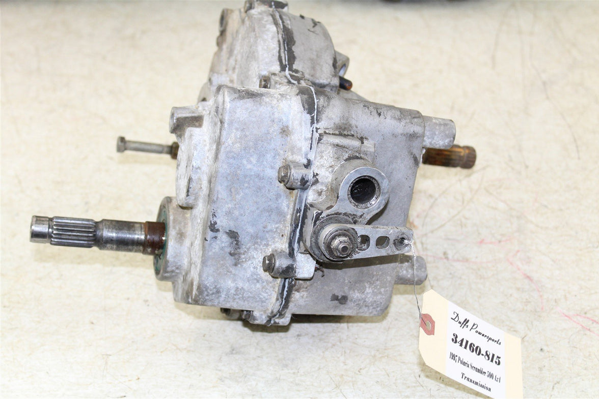 1997 Polaris Scrambler 500 4x4 Transmission Gear Box Case 34160