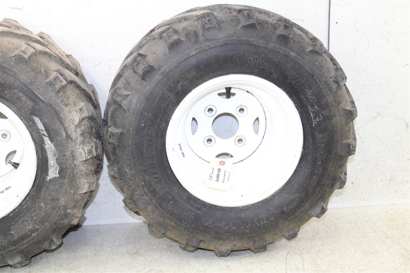 1997 Polaris Scrambler 500 4x4 Rear Wheel Set Rims 34160