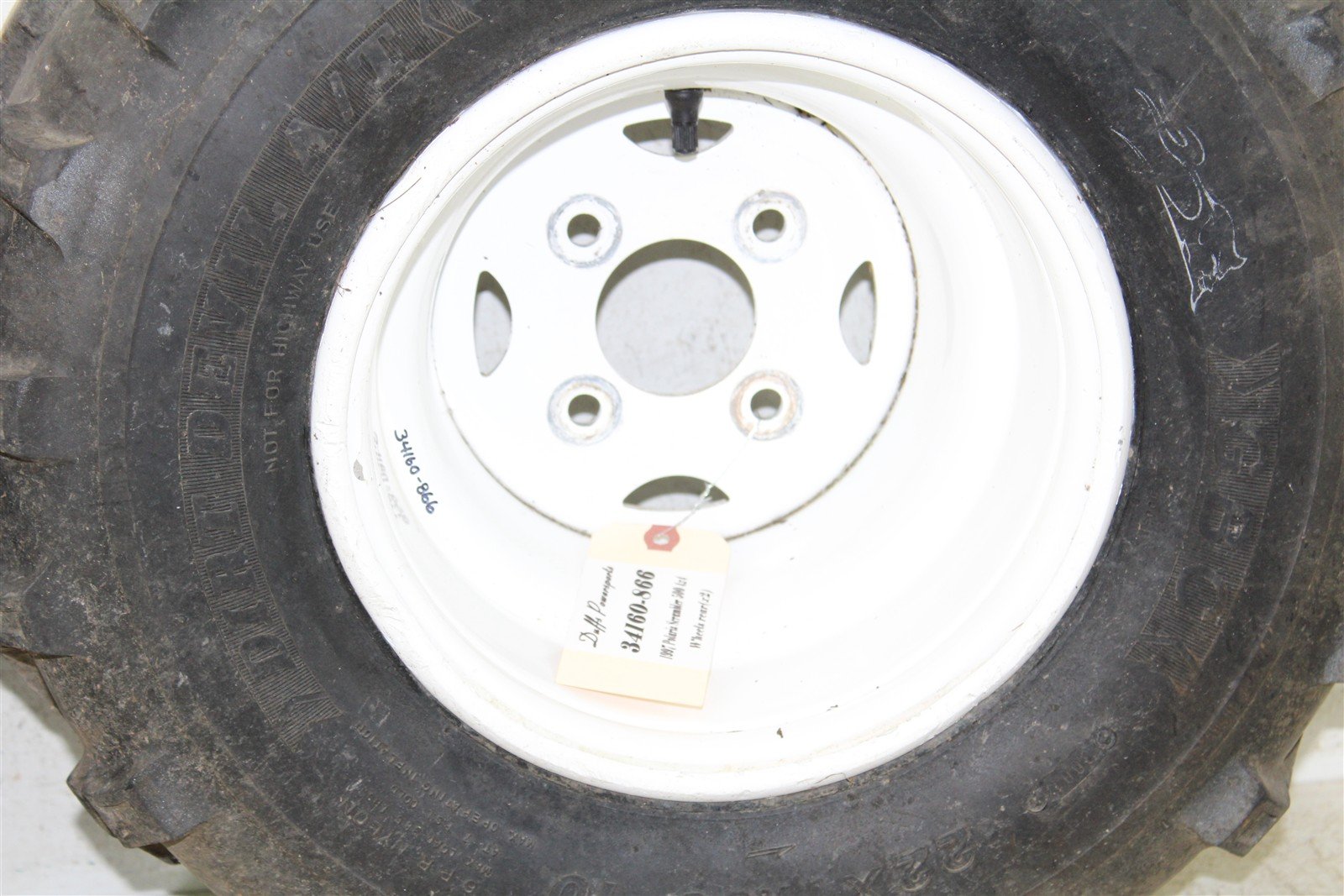 1997 Polaris Scrambler 500 4x4 Rear Wheel Set Rims 34160