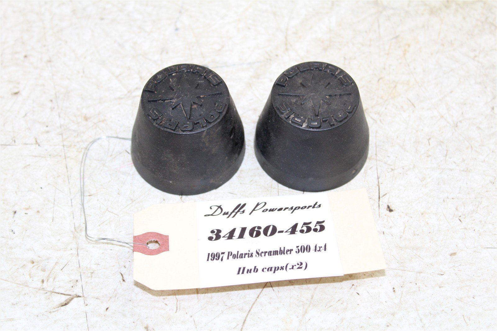 1997 Polaris Scrambler 500 4x4 Hub Caps Front Rear 34160