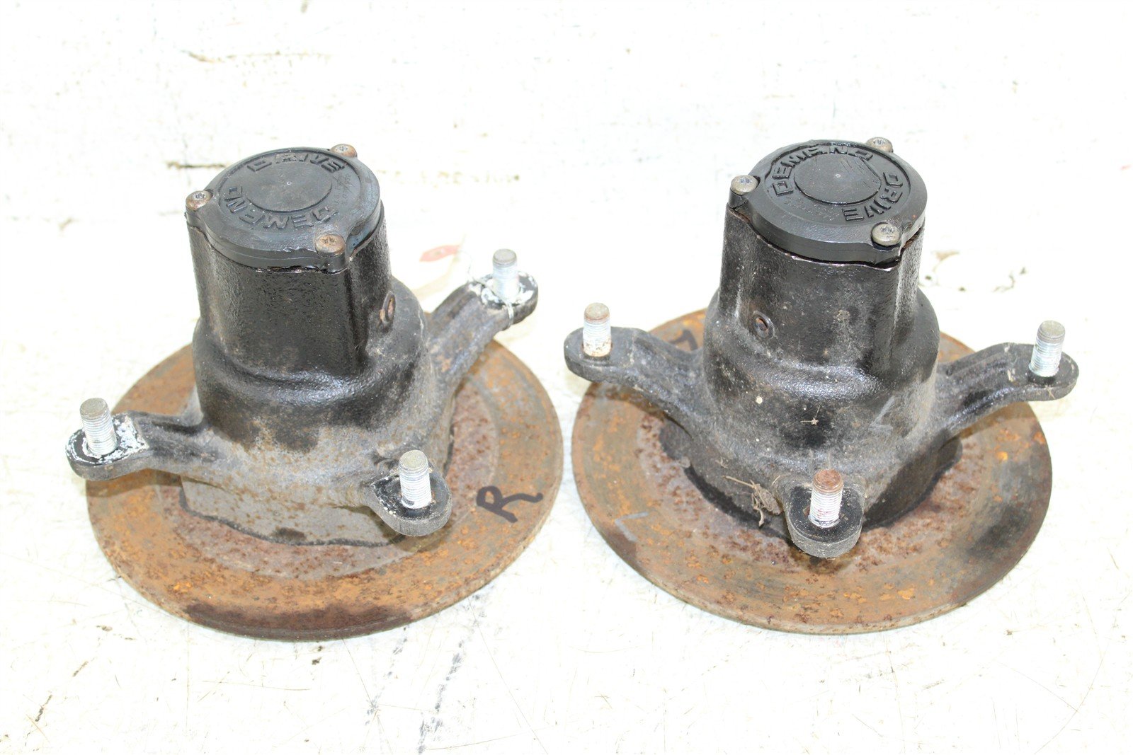 1997 Polaris Scrambler 500 4x4 Front Hubs Brake Rotors 34160