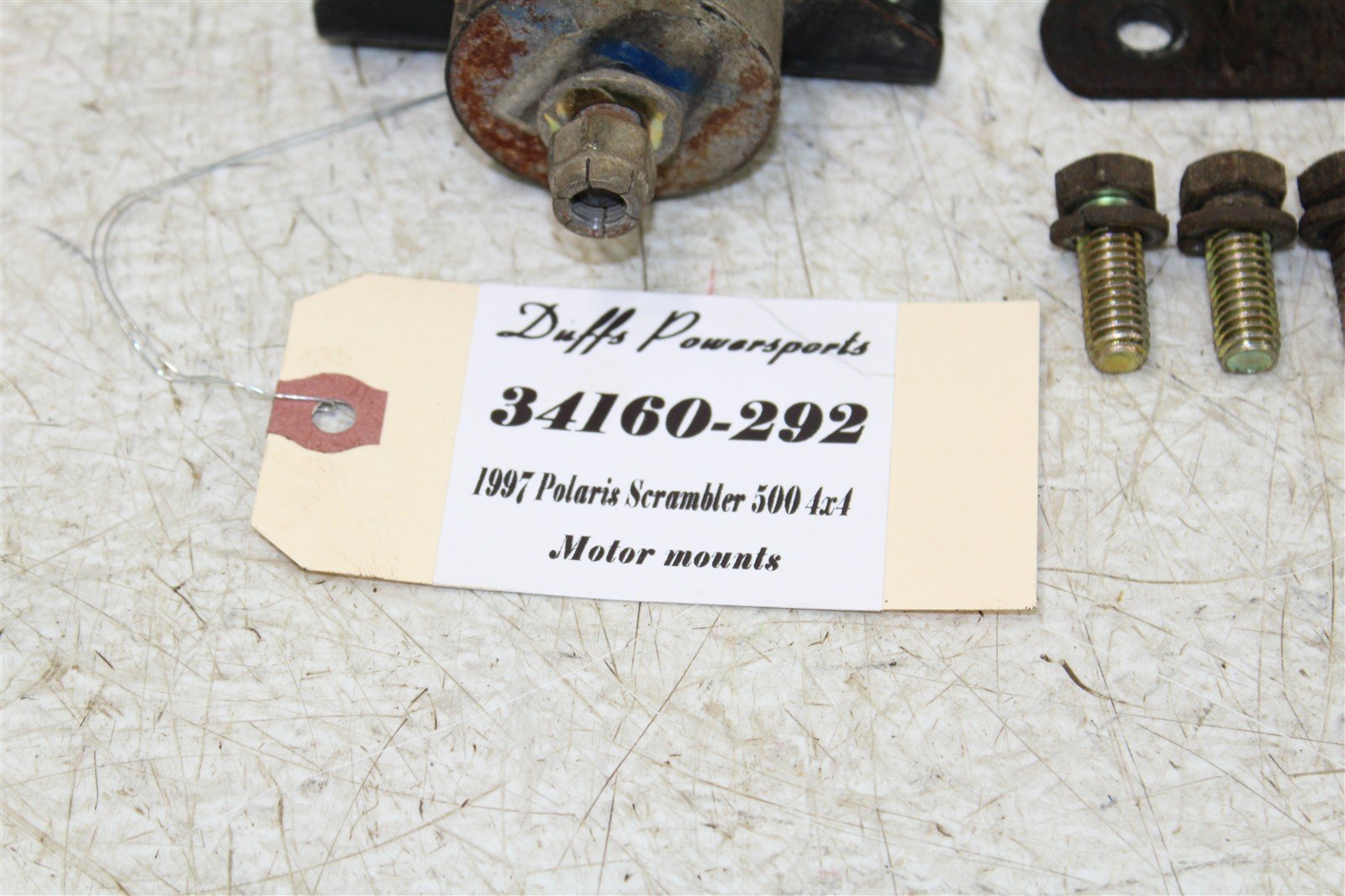 1997 Polaris Scrambler 500 4x4 Engine Isolator Mounts Motor Brackets 34160