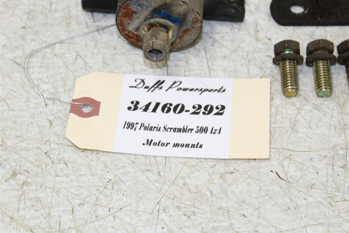 1997 Polaris Scrambler 500 4x4 Engine Isolator Mounts Motor Brackets 34160