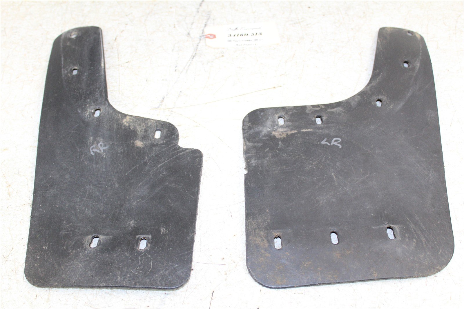 1997 Polaris Scrambler 500 4x4 Front & Rear Mud Flaps Deflectors Shields 34160