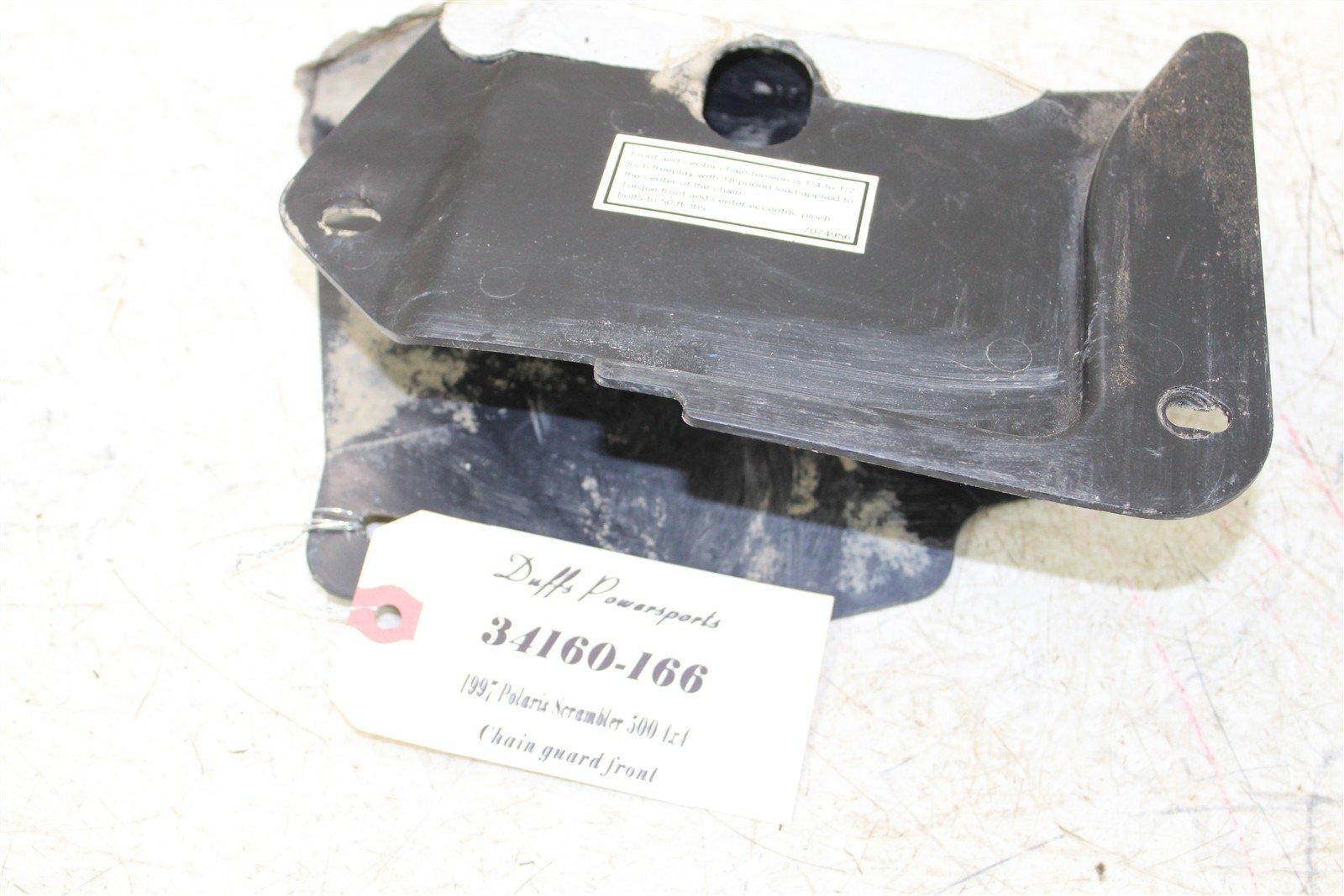 1997 Polaris Scrambler 500 4x4 Front Chain Guard Guide 34160