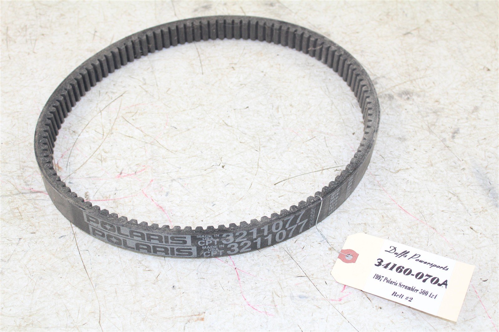 1997 Polaris Scrambler 500 4x4 Drive Clutch Belt 34160