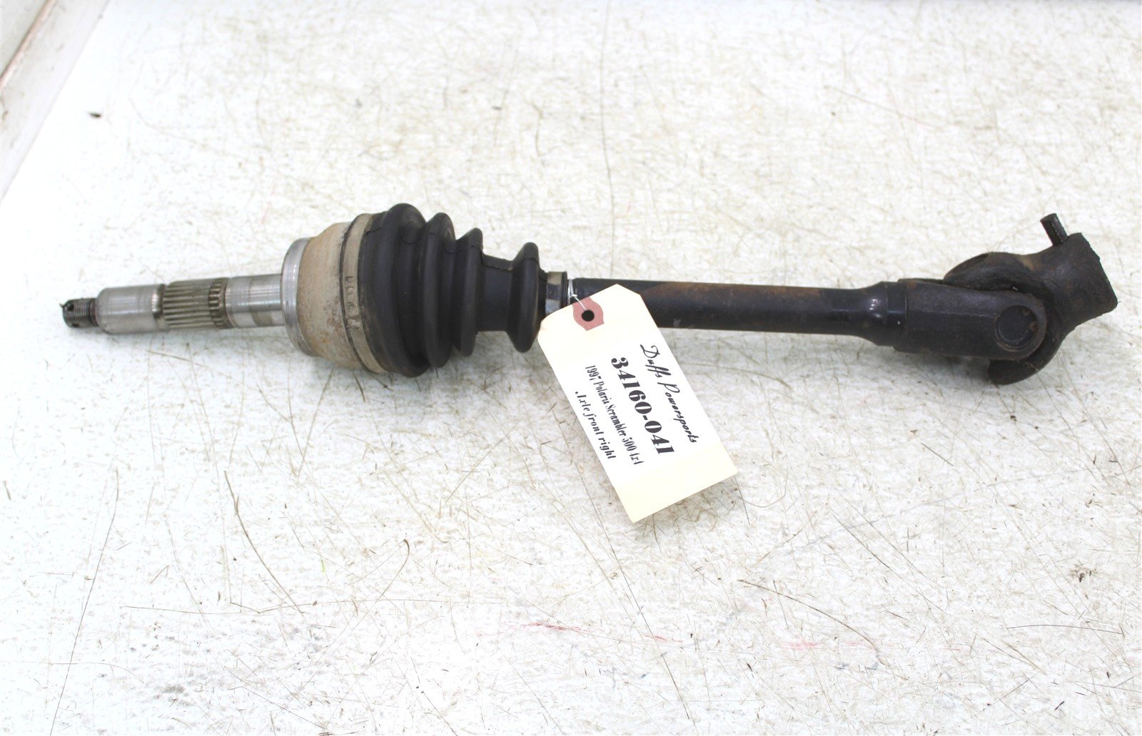 1997 Polaris Scrambler 500 4x4 Right Front CV Axle Boot Straight 34160