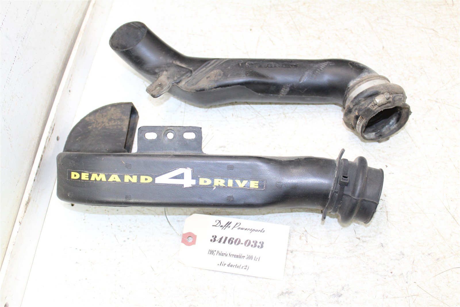 1997 Polaris Scrambler 500 4x4 Air Intake Ducts Scoops Boots 34160