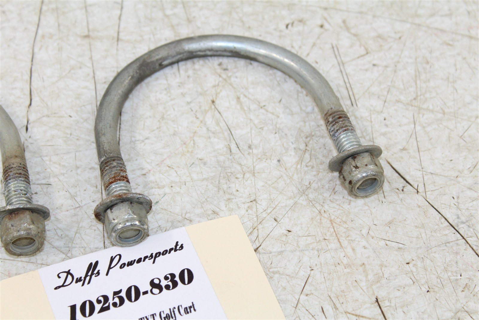 2003 EZGO TXT GAS Golf Cart Engine Mount U Bolts 10250
