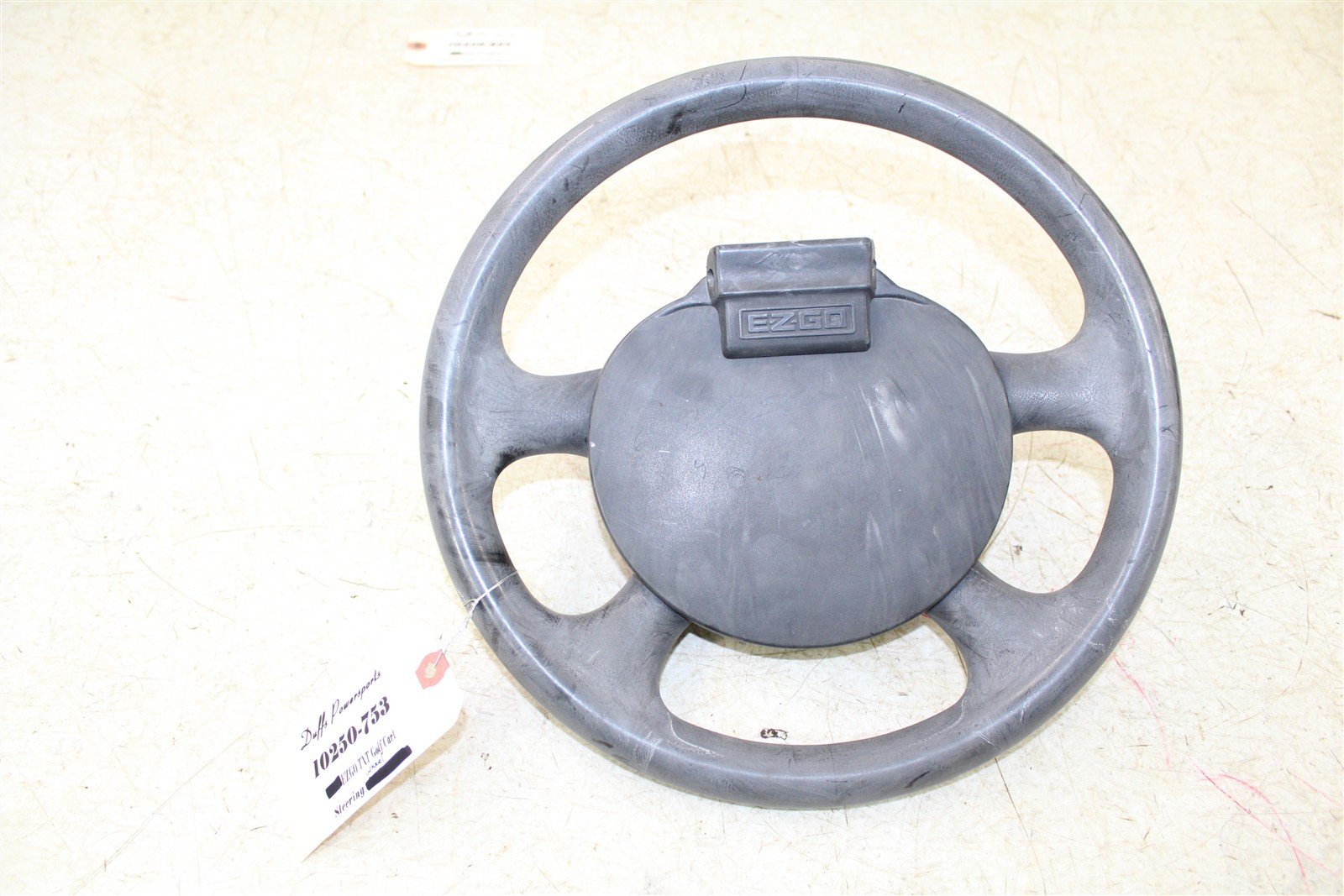 2003 EZGO TXT GAS Golf Cart Steering Wheel w/ Clip Board 10250