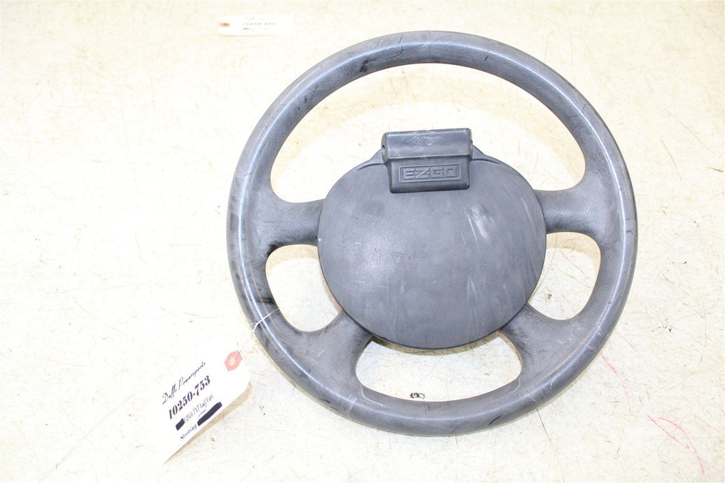 2003 EZGO TXT GAS Golf Cart Steering Wheel w/ Clip Board 10250