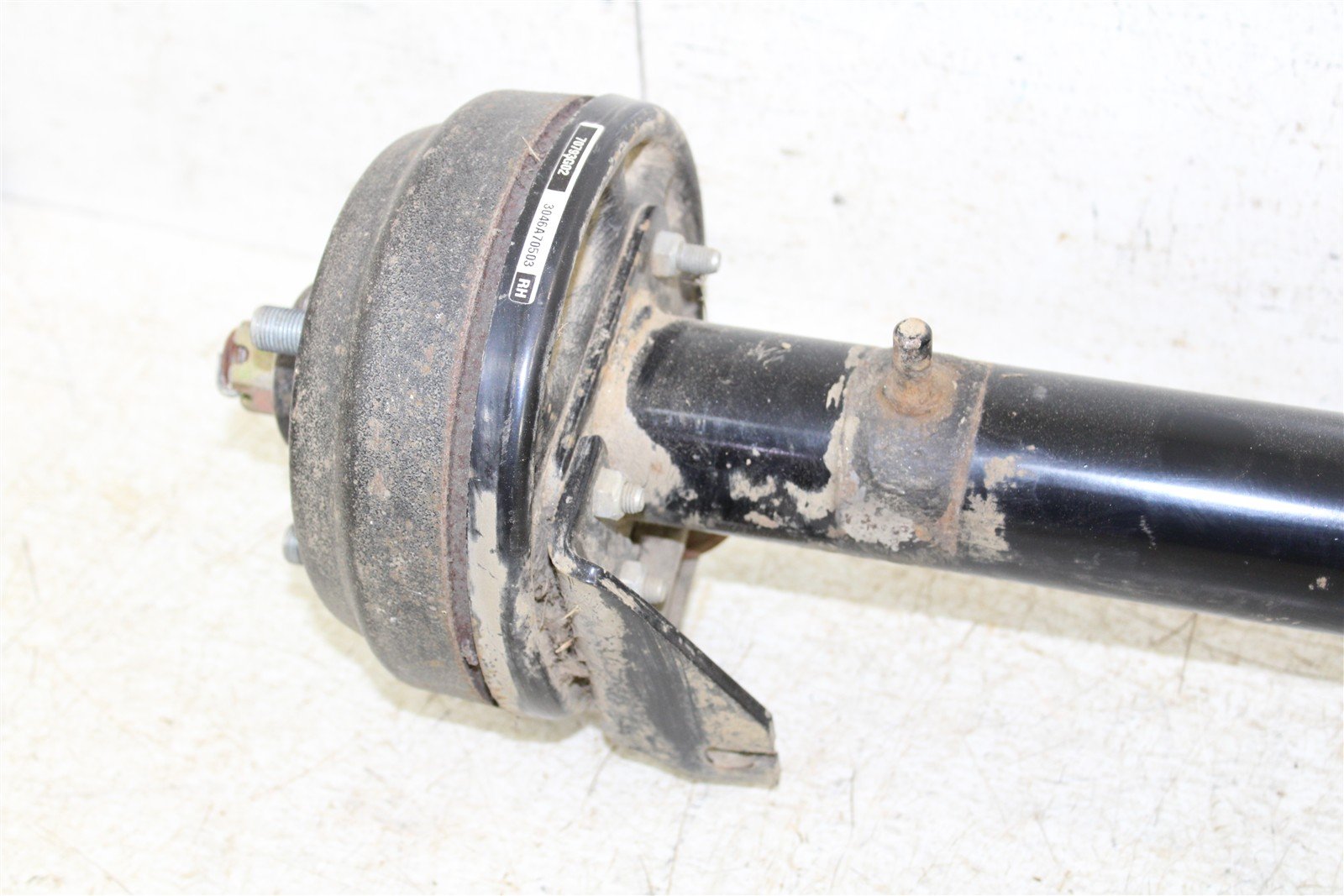 2003 EZGO TXT GAS Golf Cart Transmission Gear Box w/ Rear Axle Brake Drums 10250