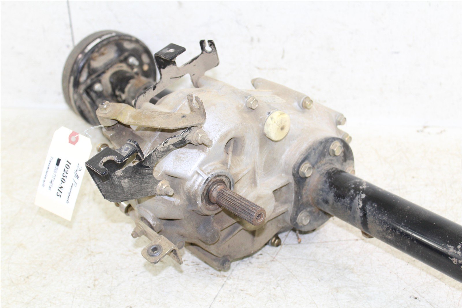 2003 EZGO TXT GAS Golf Cart Transmission Gear Box w/ Rear Axle Brake Drums 10250