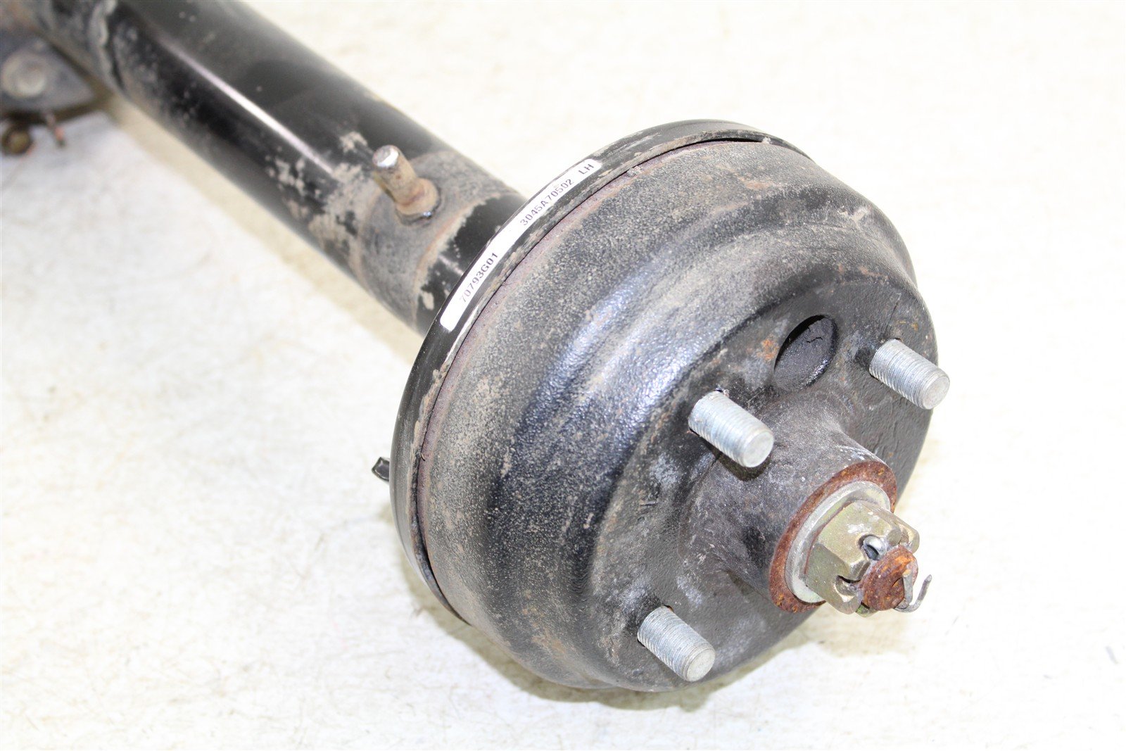 2003 EZGO TXT GAS Golf Cart Transmission Gear Box w/ Rear Axle Brake Drums 10250