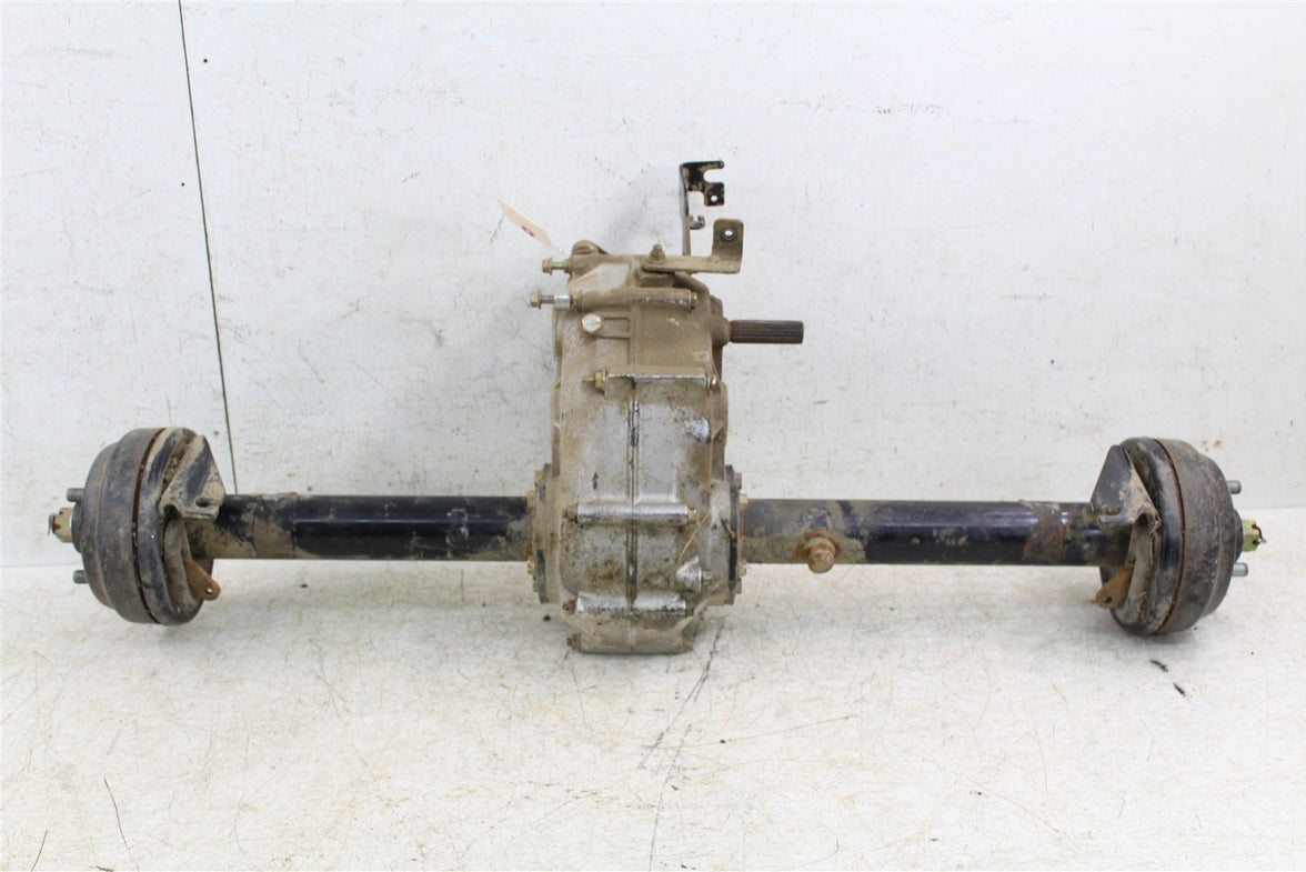 2003 EZGO TXT GAS Golf Cart Transmission Gear Box w/ Rear Axle Brake Drums 10250