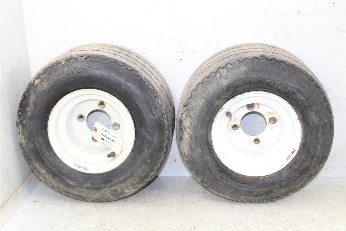 2003 EZGO TXT GAS Golf Cart Front Wheel Set Rims 10250